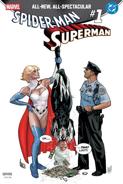 Marvel / DC: Spider-Man/Superman (Inglés) 01 Adam Hughes Variant Cover