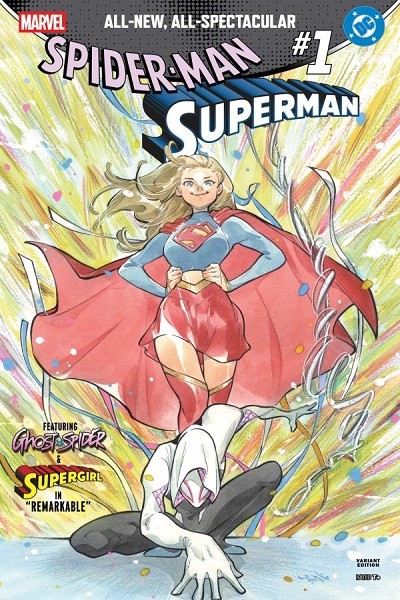 Marvel / DC: Spider-Man/Superman (Inglés) 01 Peach Momoko Variant Cover