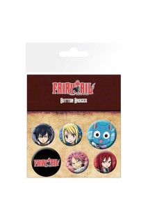Fairy Tail Pack de Chapas