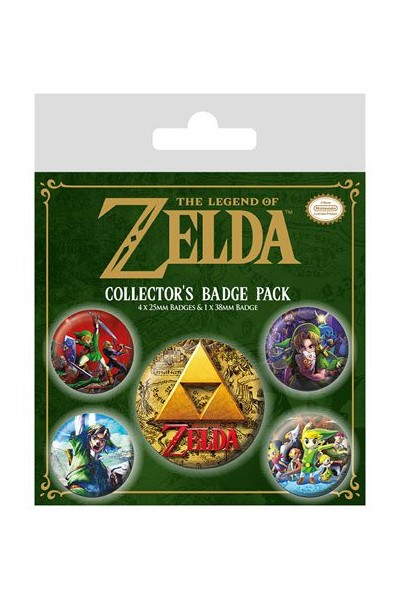 The Legend of Zelda Pack de Chapas