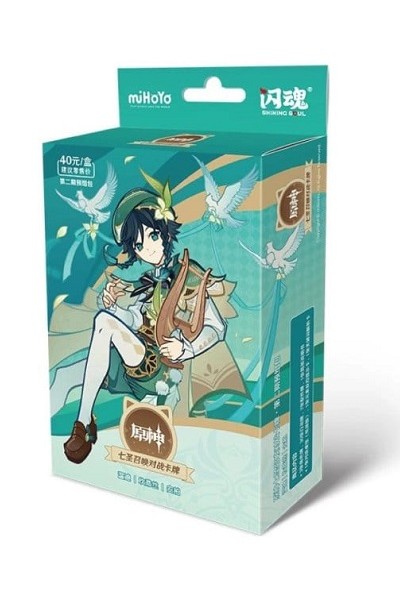 Genshin Impact · TCG Starter Deck Venti (Edición Original)