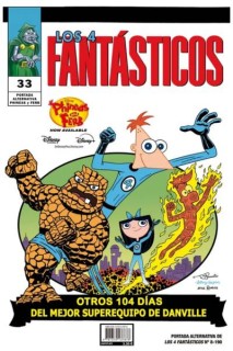 Los 4 Fantasticos 08 (190) (Portada Alternativa Disney)