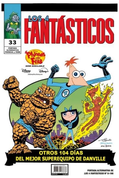Los 4 Fantasticos 08 (190) (Portada Alternativa Disney)