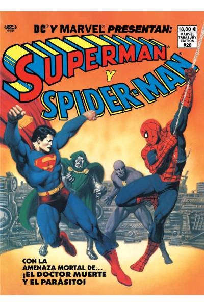 DC / Marvel Treasury Edition · Superman Y Spiderman