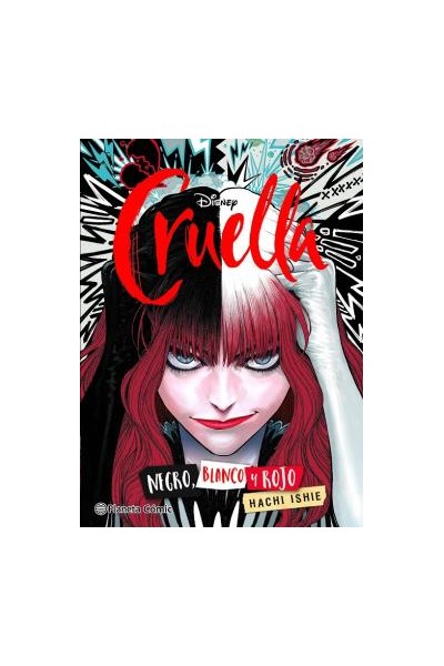 Cruella Negro, Blanco Y Rojo