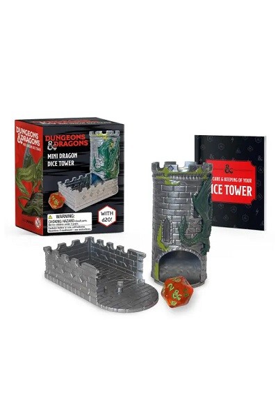 Dungeons & Dragons · Mini Dragon Dice Tower & Mini Book (Inglés)