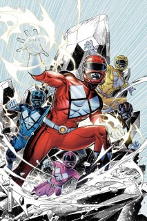 Mighty Morphin Power Rangers (Inglés) 01 Jim Cheung Foil Virgin Variant Cover E