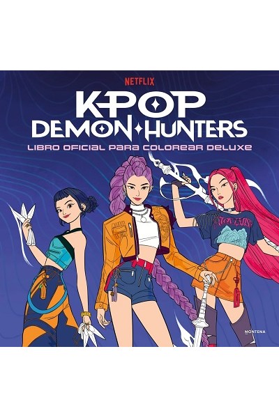 K-Pop Demon Hunters · Libro Oficial De Colorear