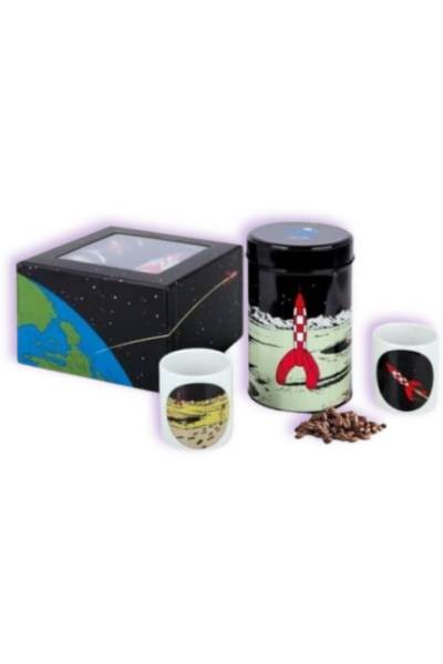 Tintín - Cofre Lunar - Set De Café