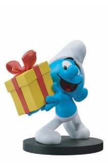 Figura Pitufos - Pitufo Con Regalo
