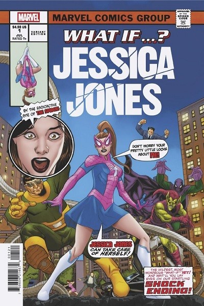 What If...? Jessica Jones (Inglés) 01 David Messina Homage Variant Cover