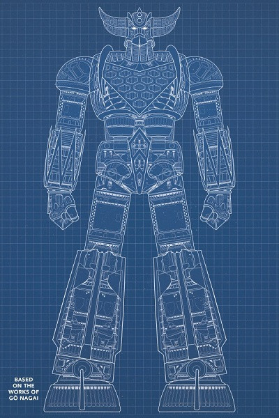 UFO Robot Grandizer (Ingles) 01 Blueprint Variant Cover