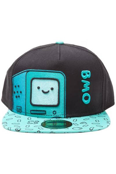 HORA DE AVENTURAS GORRA BMO CIAN - NEGRO