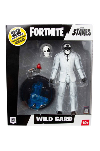 FORTNITE ACTION-FIGURE WILD CARD (NEGRO)