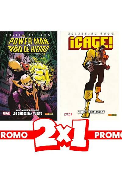 Marvel 2x1 ¡Cage! De Genndy Tartakovsky + Power Man Y Puño De Hierro 01