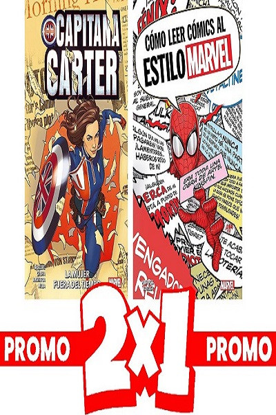 Pack Capitana Carter · La Mujer Fuera Del Tiempo + Cómo Leer Cómics Al Estilo Marvel