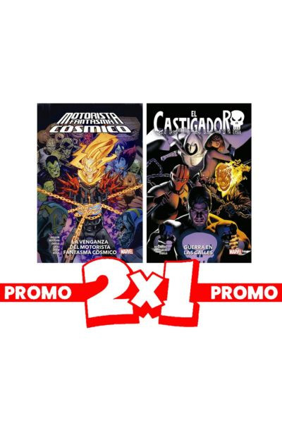 Pack 2x1 El Castigador 08 + El Motorista Fantasma Cósmico