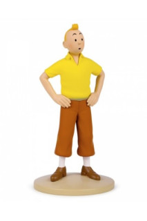 TINTIN RESINA Polo Amarillo - Escala 13 cm