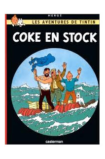 TINTIN FRANCES. COKE EN STOCK